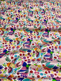 Viva Mexico! Birds Pink- Paintbrush Studio Cotton Fabrics