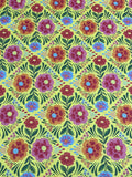 Viva Mexico! Floral Yellow- Paintbrush Studio Cotton Fabrics