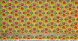 Viva Mexico! Floral Yellow- Paintbrush Studio Cotton Fabrics