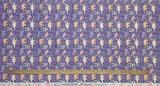 Dinosaur Stories - Land Dinos Purple - Paintbrush Studio Cotton Fabrics
