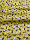Frolicking Fields Bees Yellow- Paintbrush Studio Cotton Fabrics
