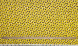 Frolicking Fields Bees Yellow- Paintbrush Studio Cotton Fabrics
