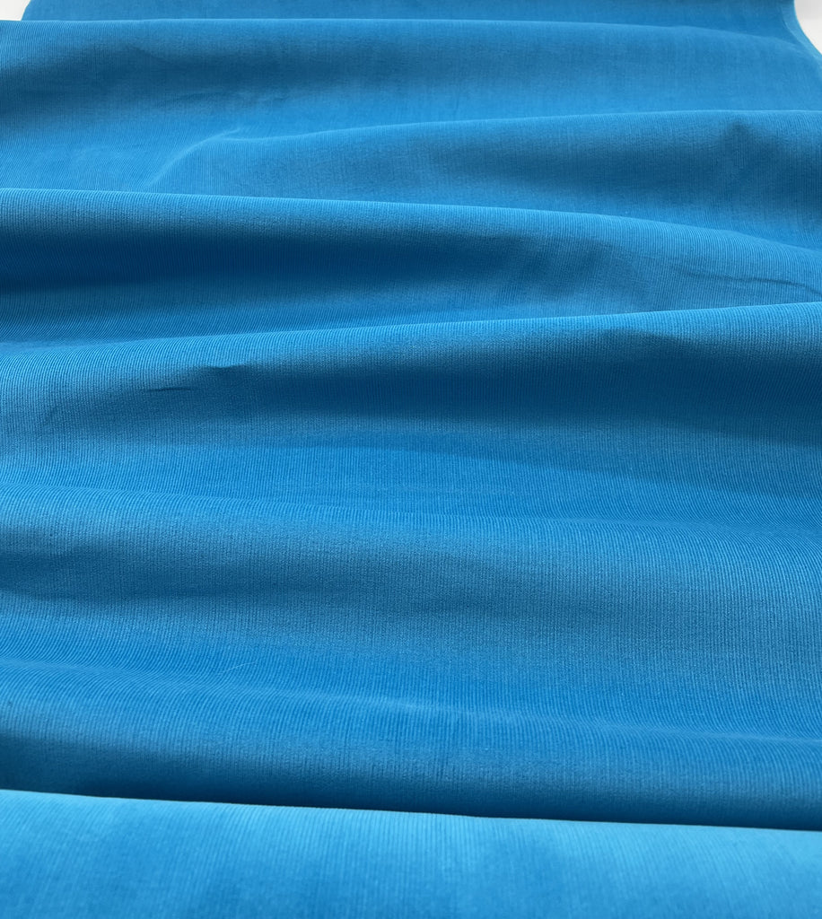 Blue Bird Featherwale Corduroy Cotton Fabric Spechler-Vogel