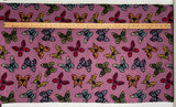 Plum Bonnie Butterflies - Maywood Studio Cotton Flannel Fabric