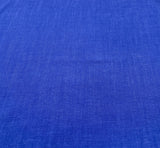 Cobalt Blue Super Soft Linen & Rayon Blend Fabric