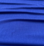 Cobalt Blue Super Soft Linen & Rayon Blend Fabric