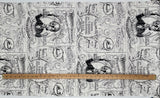 Costume Maker's Ball White - J Wecker Frisch Riley Blake Cotton Fabric