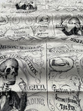 Costume Maker's Ball White - J Wecker Frisch Riley Blake Cotton Fabric