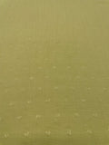 Yellow Dotted Swiss Rayon Heirloom Fabric