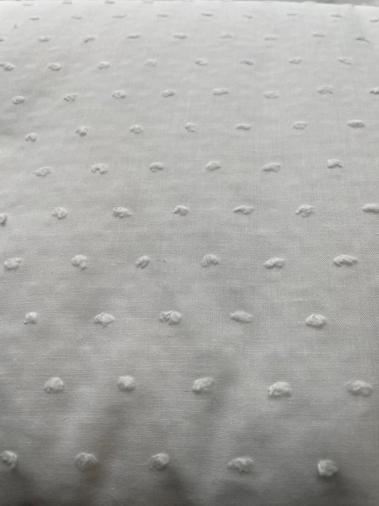 White Dotted Swiss Pima Cotton Heirloom Fabric