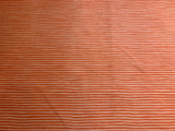 Orange Stripes Cotton Fabric Vintage 90's OOP
