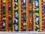 Two by Two Noah's Ark Animals Cotton Fabric Vintage 90's OOP by Hoffman
