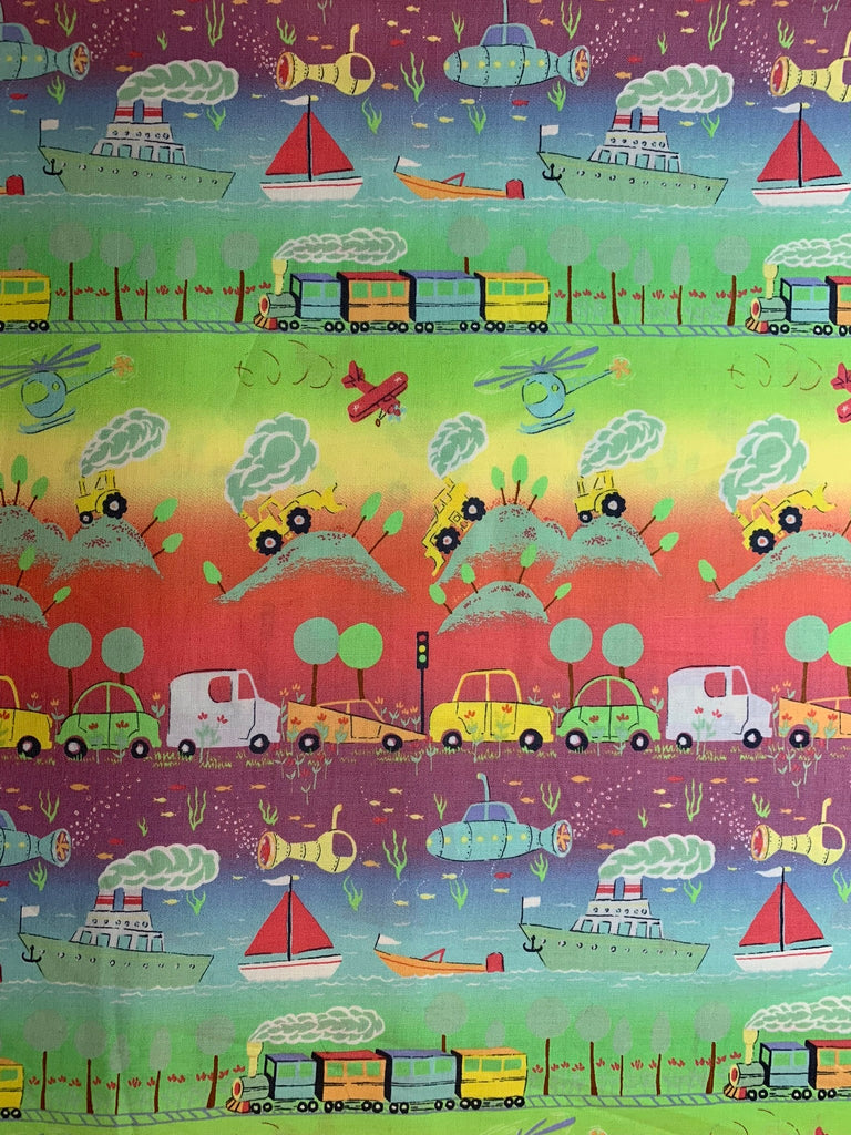Rainbow Road by Alexander Henry Cotton Fabric Vintage 2000 OOP