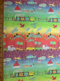 Rainbow Road by Alexander Henry Cotton Fabric Vintage 2000 OOP