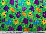 Zippity Do Za Hippos Cotton Fabric Vintage 90's OOP Kid Stuff SSI
