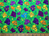 Zippity Do Za Hippos Cotton Fabric Vintage 90's OOP Kid Stuff SSI