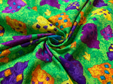 Zippity Do Za Hippos Cotton Fabric Vintage 90's OOP Kid Stuff SSI