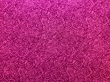 Fuchsia Pink Swirl Blender Cotton Fabric Vintage 90's OOP Chanteclaire