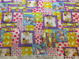 Purrfect Kitties Cotton Fabric Vintage 90's OOP Fabri-Quilt