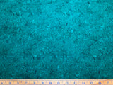 Teal Green New Millennium Marble Blender Cotton Fabric Vintage 90's OOP by RJR