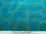 Teal Blue & Green Eggs Blender Cotton Fabric Vintage 90's OOP SSI