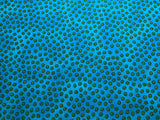 Teal Blue & Green Eggs Blender Cotton Fabric Vintage 90's OOP SSI