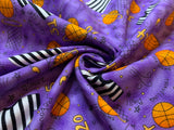 Basketball Cotton Fabric Vintage 90's OOP by SSI