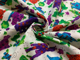 Zippity Do Za Jungle Animals Cotton Fabric Vintage 90's OOP Kid Stuff SSI