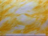 Yellow Brush Stroke Blender Cotton Fabric Vintage 90's OOP RJR
