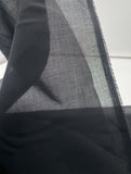 Spechler-Vogel Fabric - Black Imperial Voile Poly/Cotton