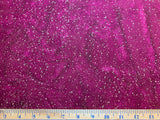 Burgundy Red with Metallic Gold Dots Cotton Fabric Vintage 90's OOP