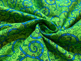 Green Vines Gardening Gals Cotton Fabric Vintage 90's OOP SSI