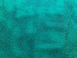 Tiny Leaves Glitter Hunter Green Cotton Fabric Vintage 90's OOP Blank Textiles
