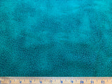 Tiny Leaves Glitter Hunter Green Cotton Fabric Vintage 90's OOP Blank Textiles