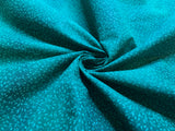 Tiny Leaves Glitter Hunter Green Cotton Fabric Vintage 90's OOP Blank Textiles