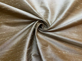 Pearl Taupe - 100% Silk Dupioni Fabric