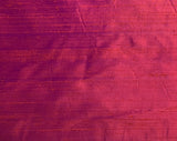 Raspberry Pink with Violet Shot - 100% Silk Dupioni Fabric