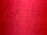 Bright Coral Red - 100% Silk Dupioni Fabric