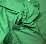 Bright Kelly Green - Hand Dyed Silk/Cotton Satin