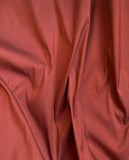 Rust Orange 100% Silk Dupioni Fabric