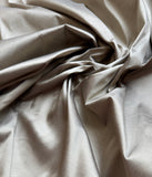 Taupe 100% Silk Dupioni Fabric