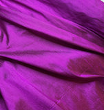 Deep Magenta Pink Purple - 100% Silk Dupioni Fabric