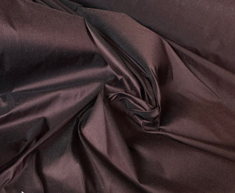 Very Dark Maroon 100% Silk Dupioni Fabric