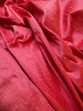 Peach Rose - 100% Silk Dupioni Fabric