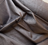 Smoke Gray - 100% Silk Dupioni Fabric
