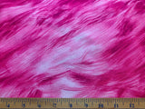 Fuchsia Pink Brush Stroke Blender Cotton Fabric Vintage 90's OOP RJR