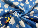 Sweet Dreams Night Sky Cotton Fabric Vintage 90's OOP P&B