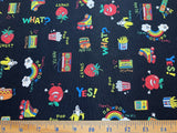 Retro Pop - Kokka Japan Cotton Oxford Fabric