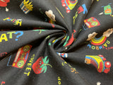 Retro Pop - Kokka Japan Cotton Oxford Fabric