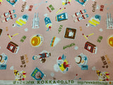 Hokkori Japan Café Food - Kokka Japan Cotton Oxford Fabric